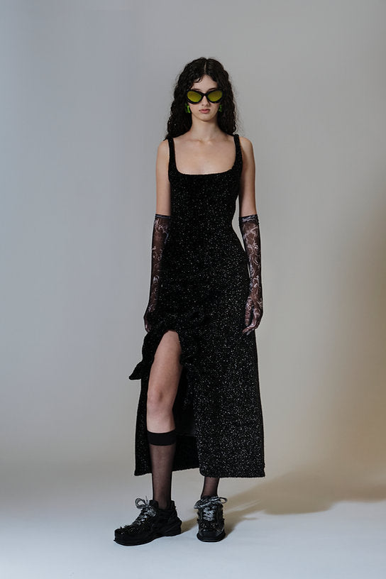 Glora Gloves sketchbook print black