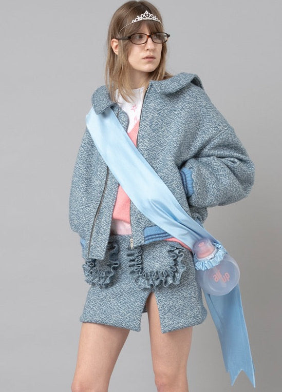 Ana Bottle Sash Blue