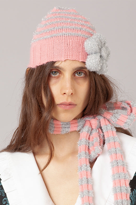 Belle Striped Beanie