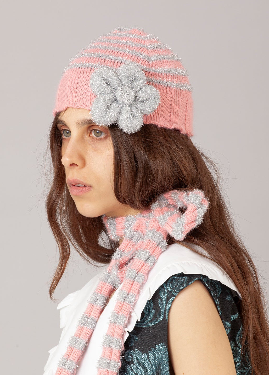 Belle Striped Beanie