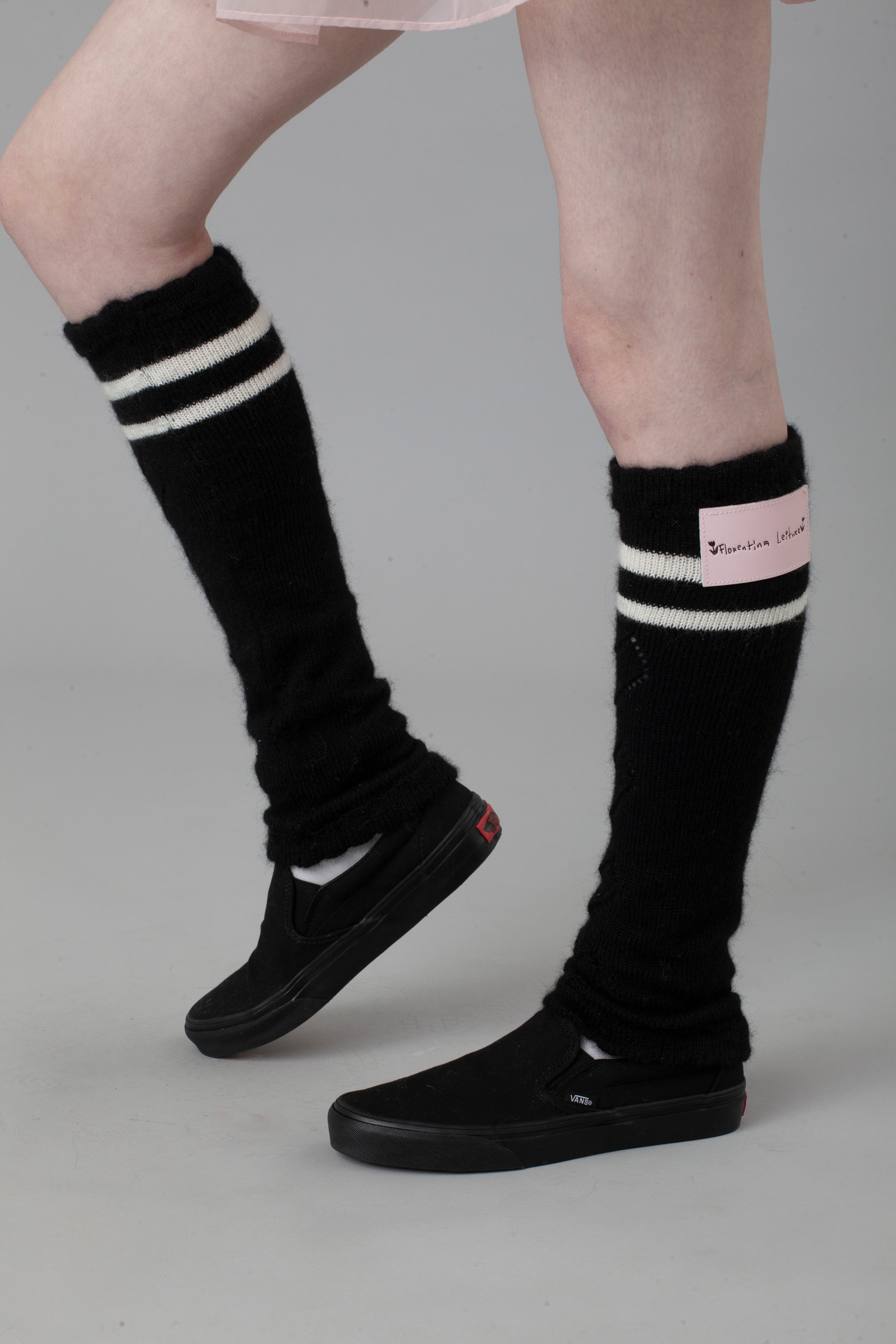 Lily Legwarmers Black White