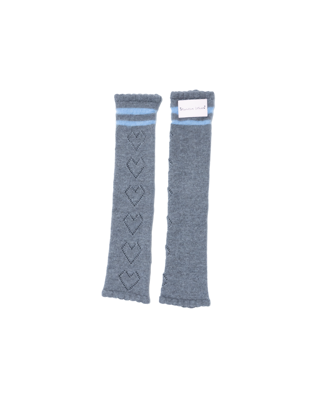 Lily Leg Warmers Grey Blue