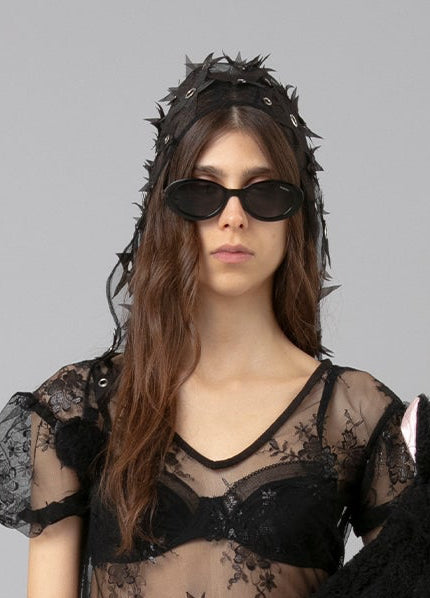 Hailey Star Bonnet Black