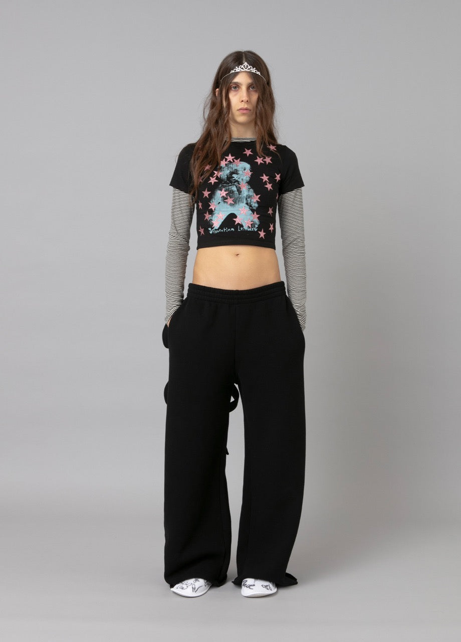 Picina Bow Pants Black