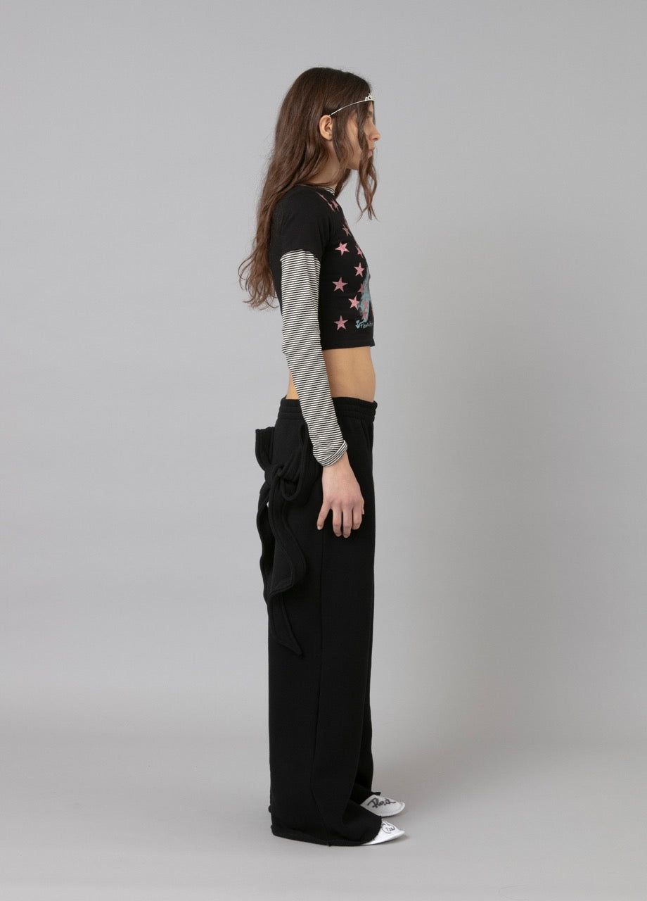 Picina Bow Pants Black
