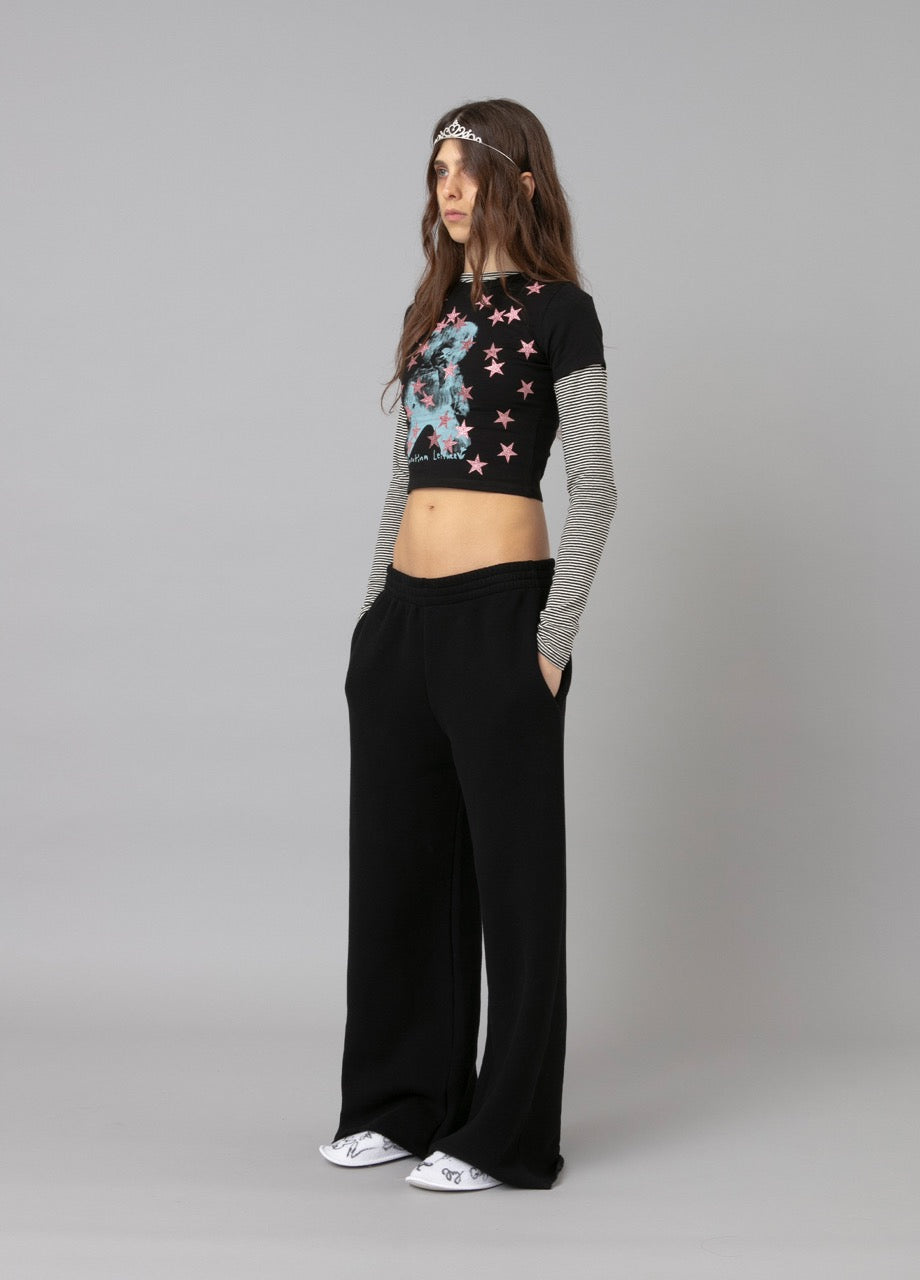 Picina Bow Pants Black