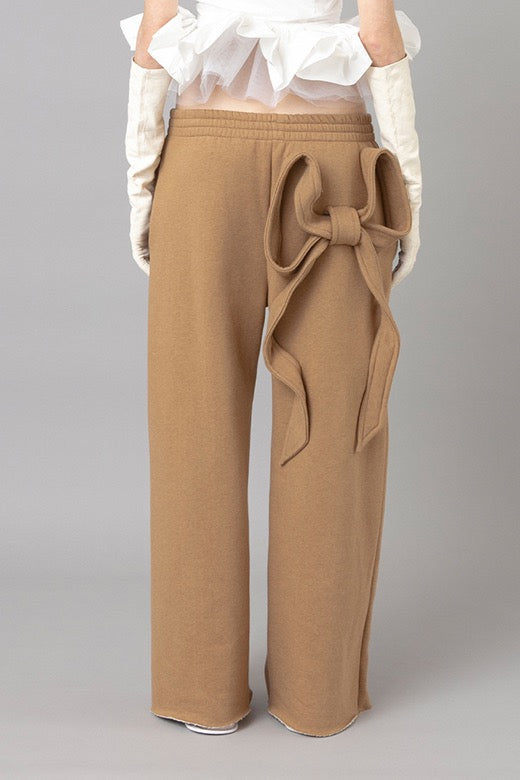 Picina Bow Pants Brown
