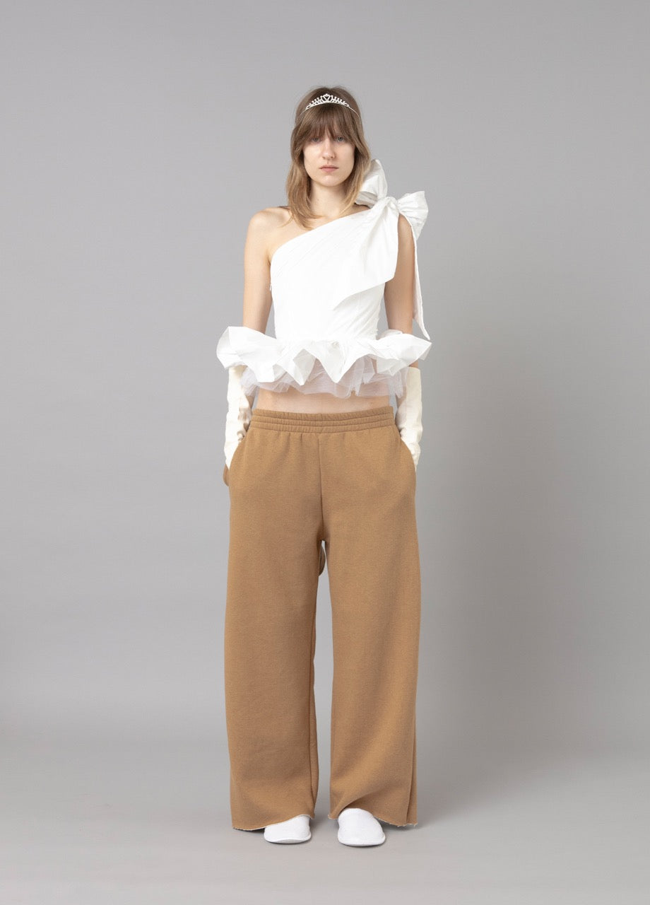 Picina Bow Pants Brown