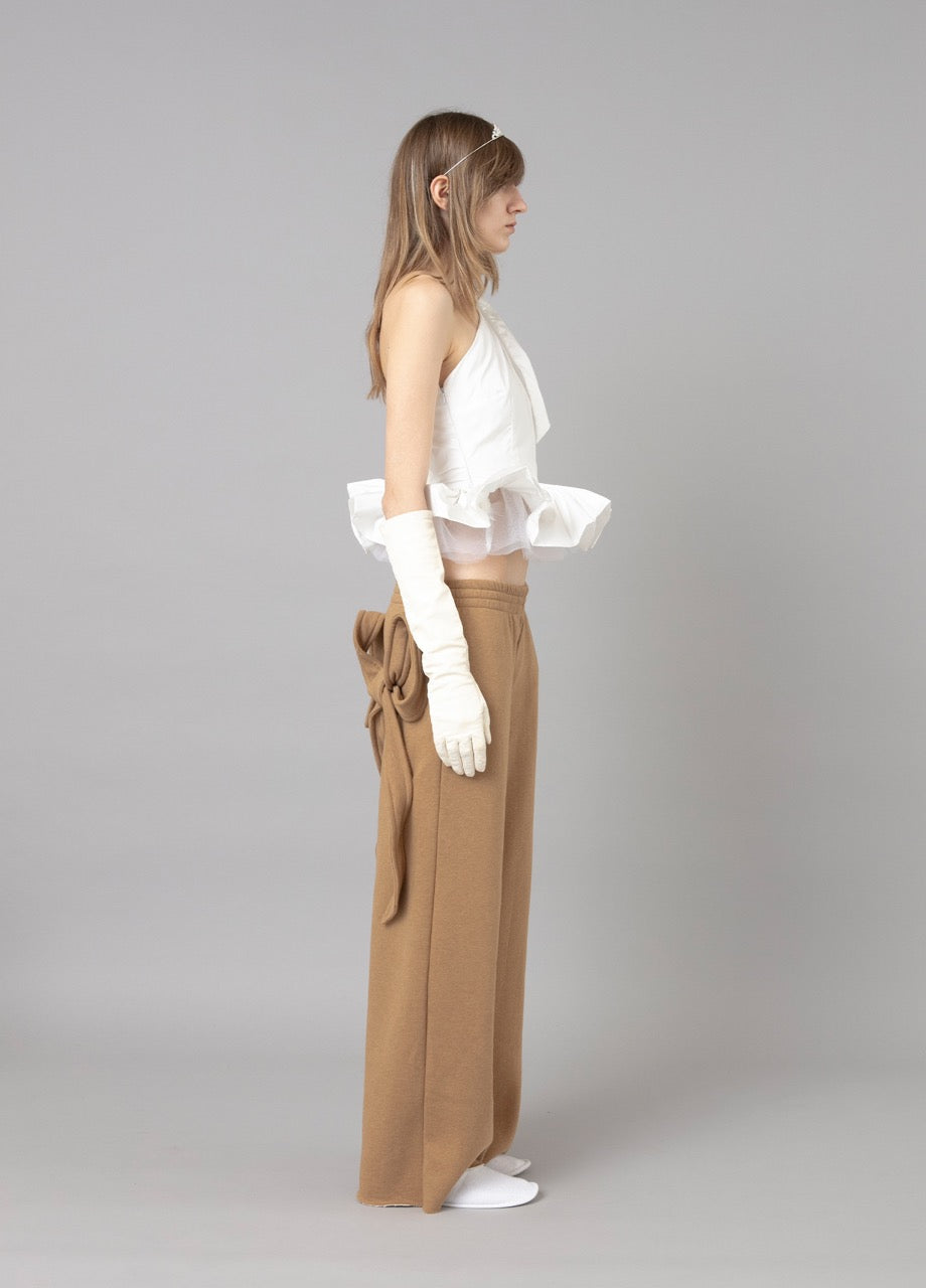 Picina Bow Pants Brown