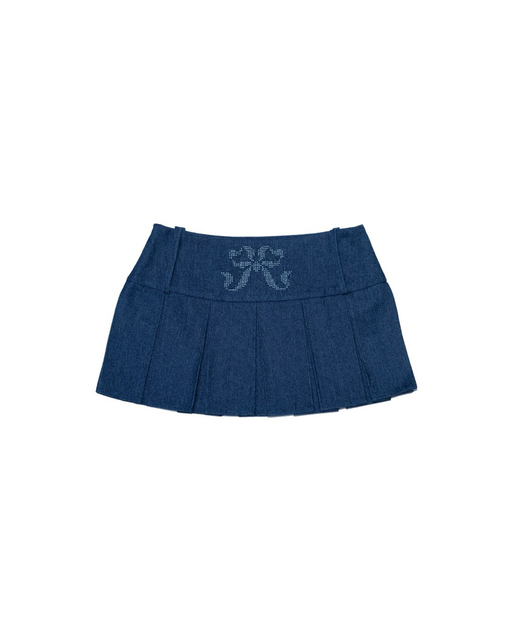 Sam Pleated Skirt Denim