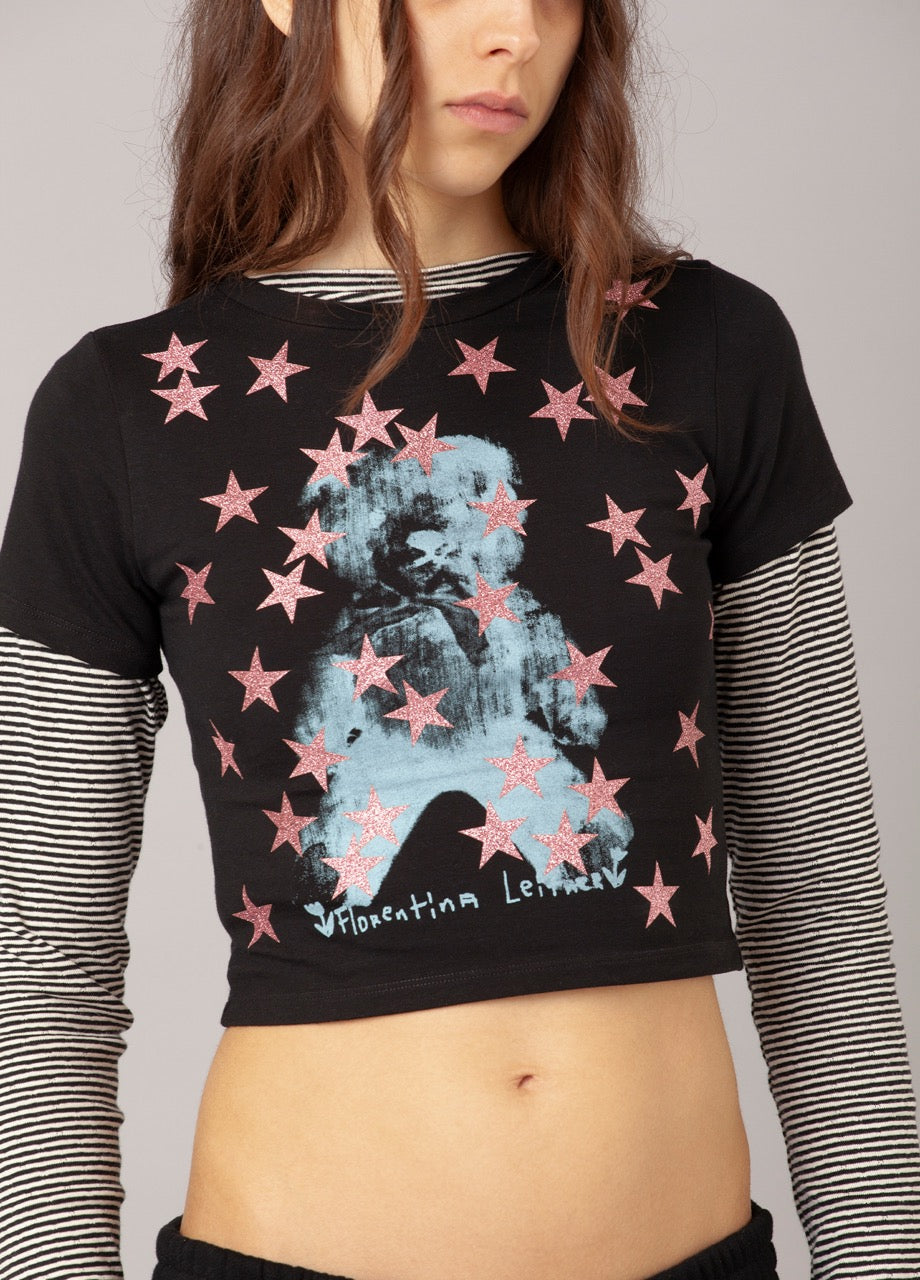 Trixy Teddy T-Shirt Black