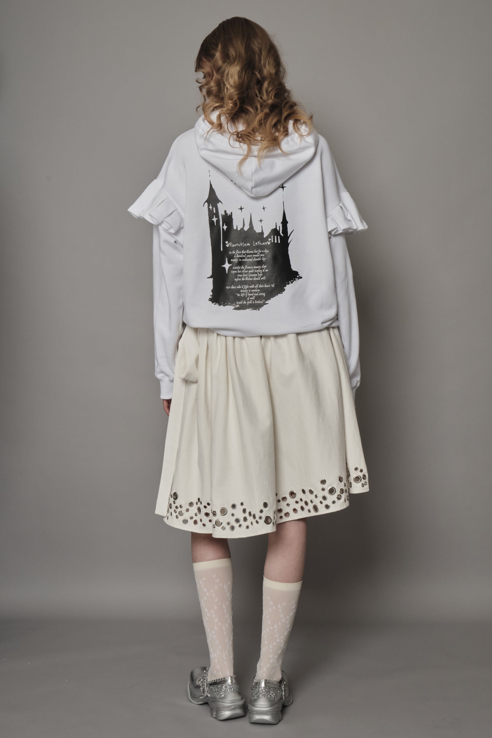 Henrike Hoodie Castle print